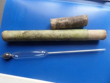 Ancien Alcoomètre ,  Étui d’origine , Pèse Alcool 60° a  80 °