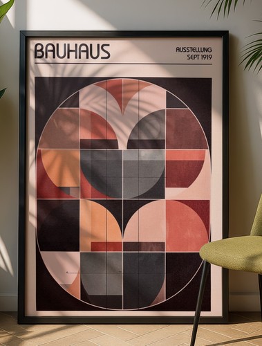 Toile décorative bauhaus - décorative,