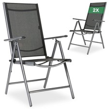 Arebos chaise jardin pliante - chaise,