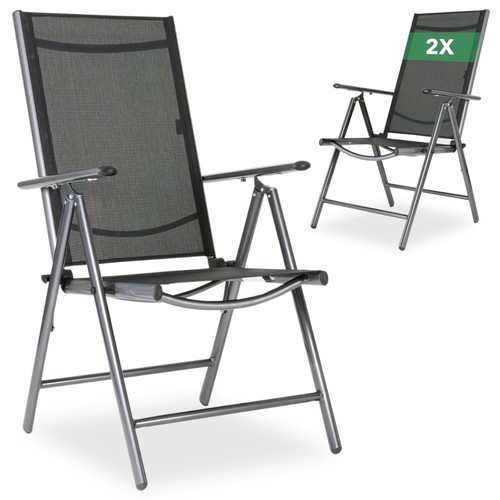 Arebos chaise jardin pliante - chaise,