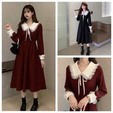 Femme Robe Dentelle Bordure