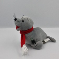 Peluche otarie phoque gris