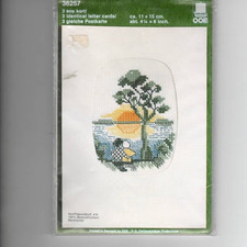 point de croix kit 3 cartes