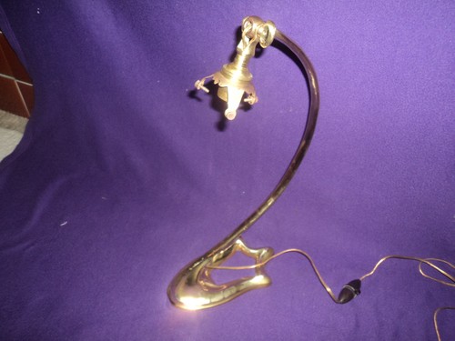 Ancien pied lampe bronze - pied,