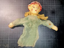 Ancienne Marionnette à main GUIGNOL MERE MICHELLE composition -Manque de matière