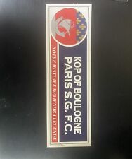 Sticker ultras Paris PSG Kob Boulogne Boys