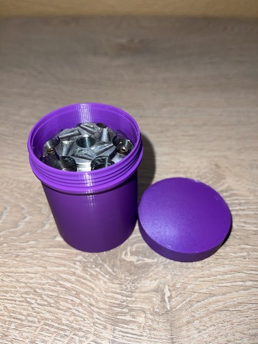 Boite violette pour barillet