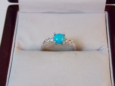 Cygne Swarovski Bleu Turquoise