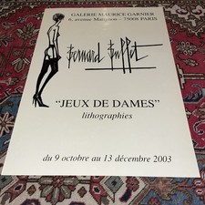 BUFFET Jeux De Dames Exposition Galerie Maurice GARNIER 2003 Bel État - Rare !
