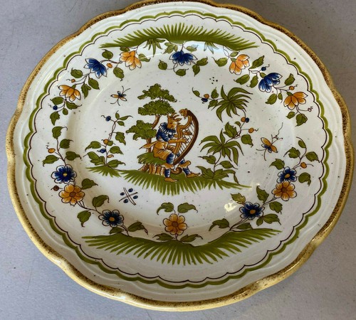 Dinner plate vieux moustiers - dinner,