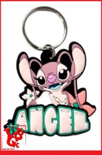LILO & STITCH Porte clefs ANGEL Caoutchouc cles Keychain Pyramid Disney # NEUF #