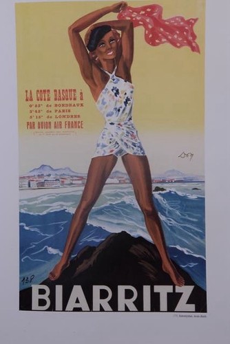 Affiche poster landes béarn - landes,