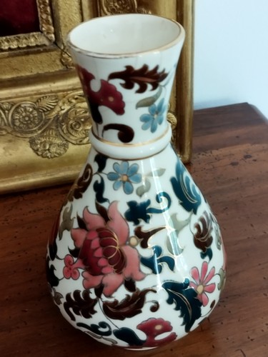 Vase ceramique décor fleurs - vase,