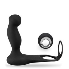 Sextoy prostate avec anneau cockring télécommande sans fil - jouet sexuel vibro 