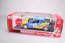LJ767 ANSON 30349 1/18 1:18 Renault Maxi Megane WRC 1 Climent Munoz bleu jaune