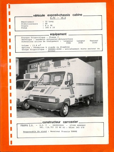 Renault frigorifique - 70,