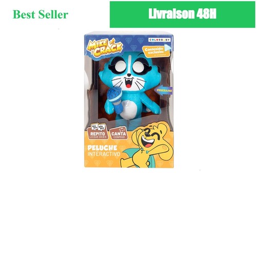 Peluche interactive chaton - peluche,