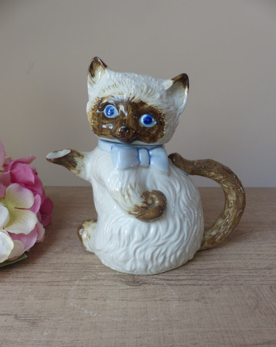 Théière chat siamois - théière,