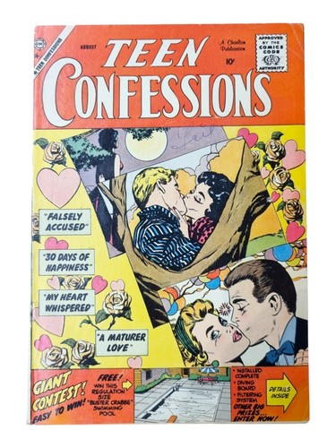 Teen confessions 1959 vg fn - teen,