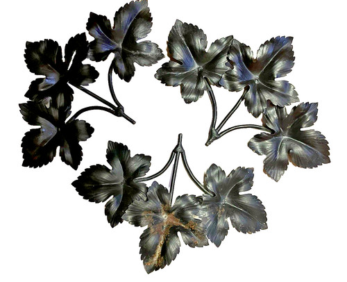 Feuilles art nouveau fer - feuilles,