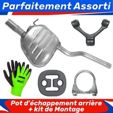 Pot d’échappement arrière