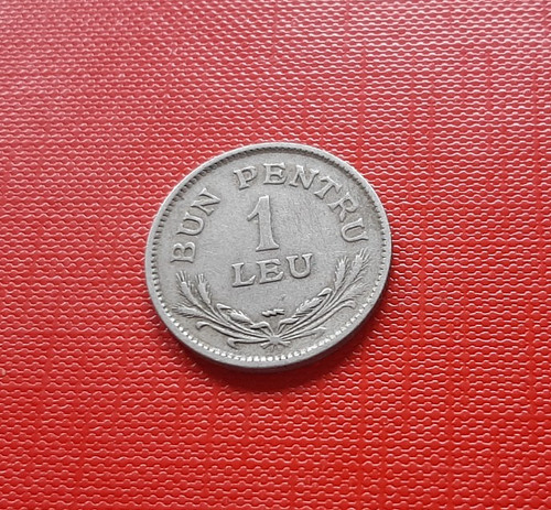 Roumanie pièce 1 leu 1924 - ,,