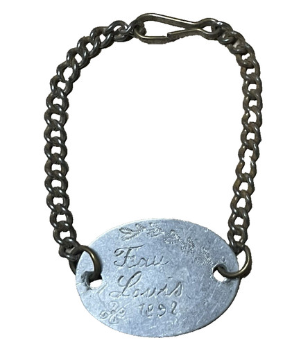 Bracelet plaque identité - bracelet, d'identité