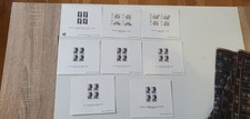 France Lot de 8 Feuillets