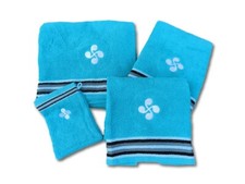 Serviettes éponge basque 