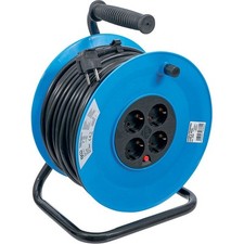Prolongateur Électrique Avec Enrouleur, 50M - Code BGS3362 FBGS3362 BGS Atelier