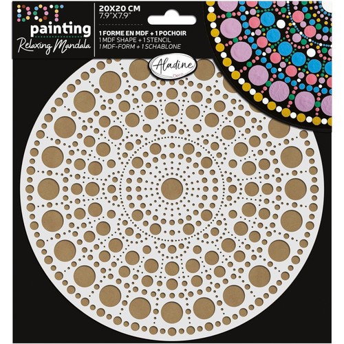Pochoir pour dot painting - pour,