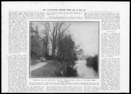 1911 antique print scotland - print,