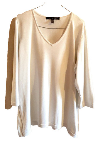 Alain weiz pull - blanc, v