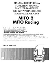 MANUEL ATELIER REVUE RÉPARATION PDF CAGIVA MITO 2 AND RACING 1992