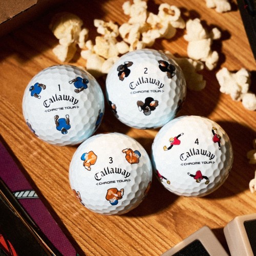Balles golf callaway chrome - de,