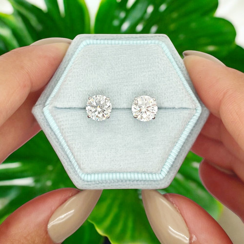 Boucle oreille diamant - diamant, or