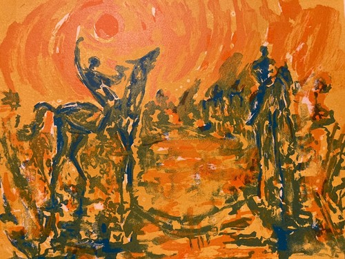 Belle lithographie robert - belle,