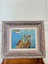 Ancien Tableau Peinture Huile
