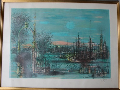 Jean carzou lithographie - jean,