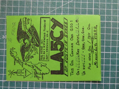 Br0951 carte radio amateur - radio, qsl