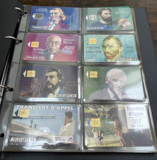 Collection lot 74 télécartes 120 U et 50 U vintage rare ancienne