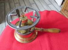 Réchaud alcool Pigeon en cuivre jaune