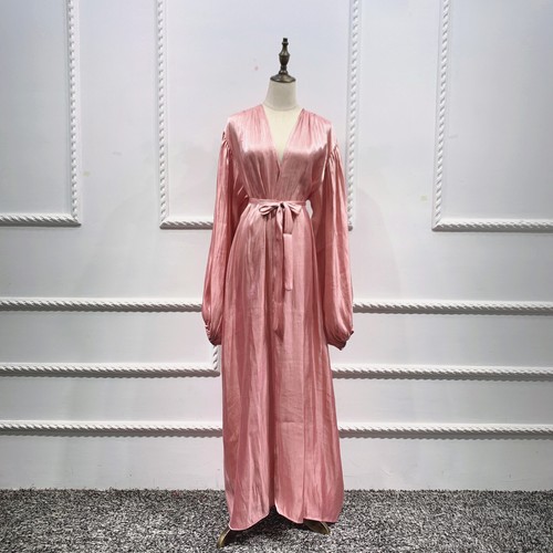 Abaya élégante beige robe - beige,