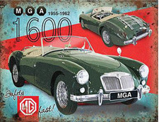 MGA 1600 Car Plaque Murale En