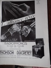 radio phono DUCRETET THOMSON +
