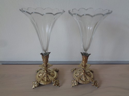 Paire vases soliflore - paire, de