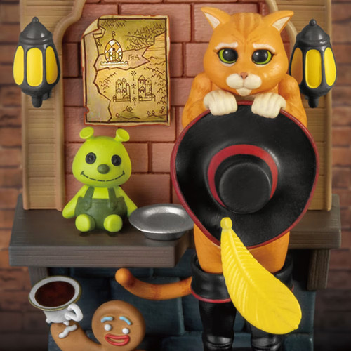 Shrek figurine chat - shrek,