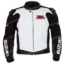 SUZUKI GSXR Veste en Cuir Moto