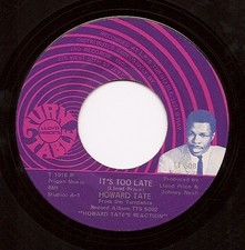 HOWARD TATE It's Too Late