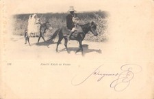 CPA ALGERIE / FAMILLE KABYLE EN VOYAGE